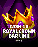 Cash 10 Royal Crown Bar Link